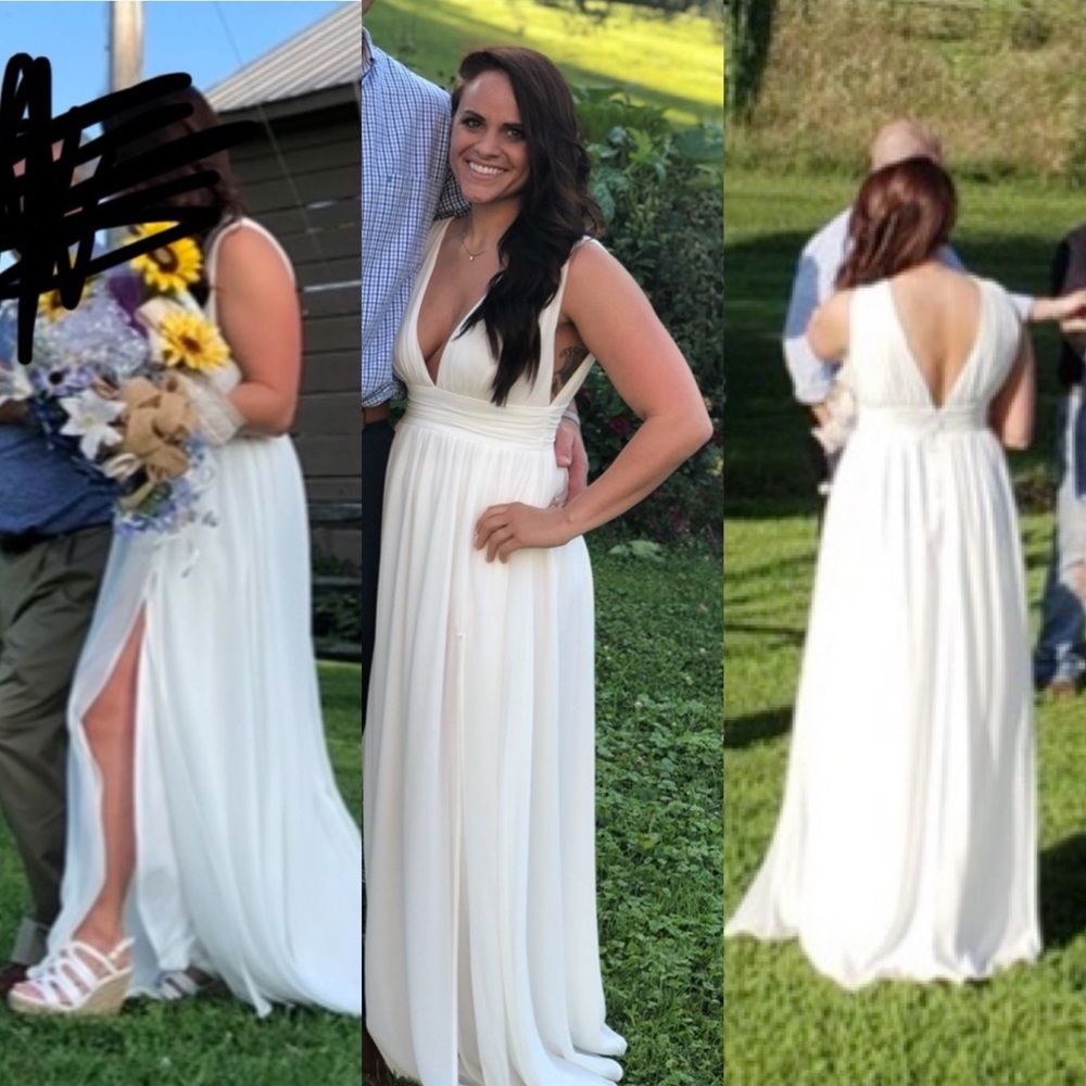 Lulu’s White Maxi Dress